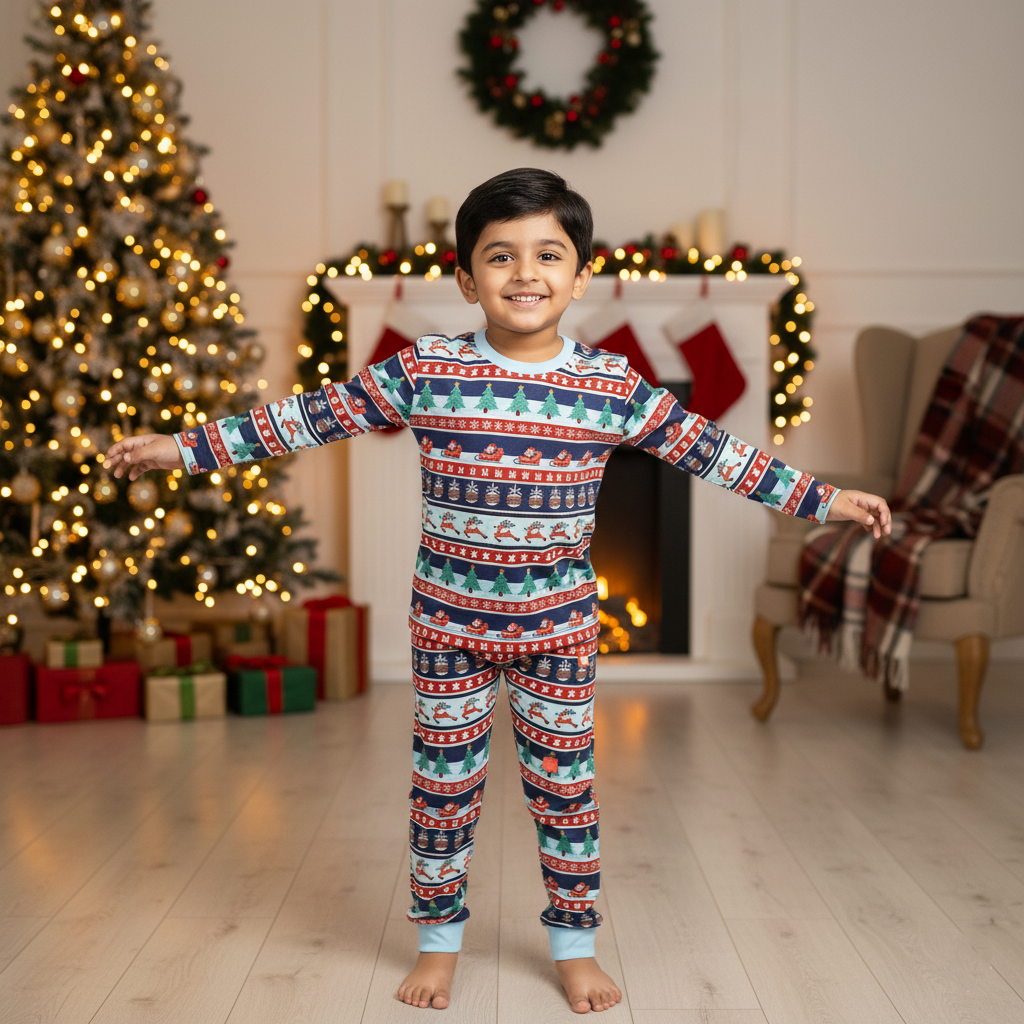 Full Sleeves Unisex Co-ord Set | Santa Magic