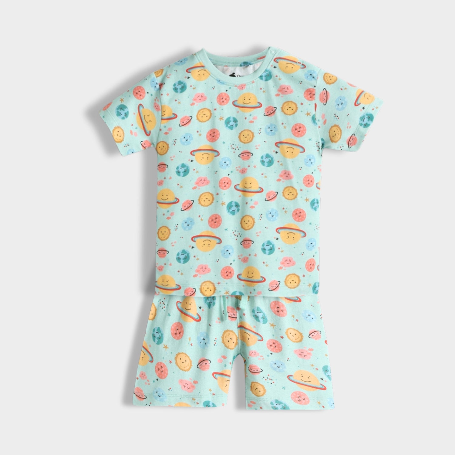 3 Pack T-Shirt & Shorts Unisex Co-ord Set | Galaxy, Car Ride, Frosty