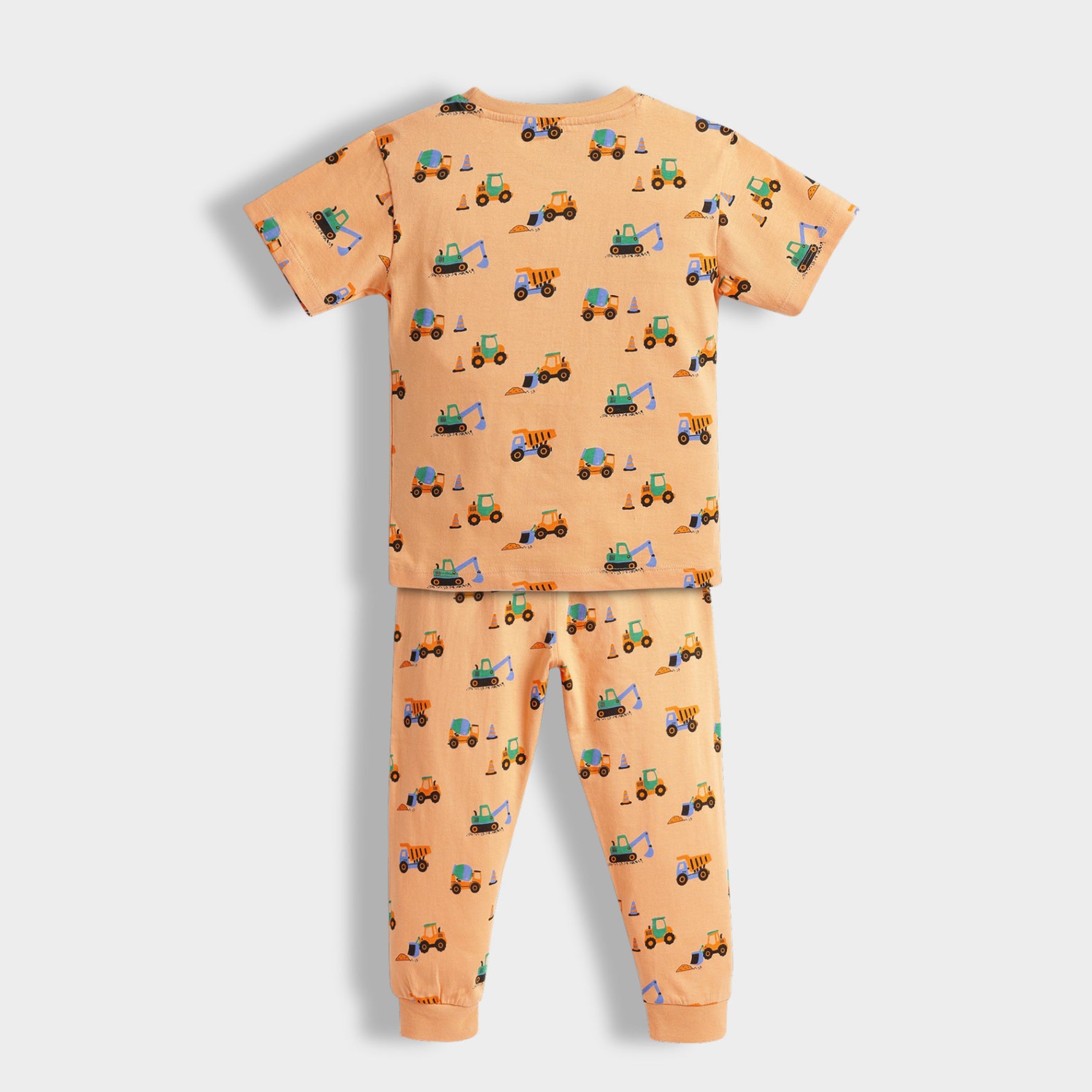 Half Sleeves Unisex Co-ord Set JCB Adventure – orangesugar