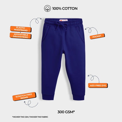 Winter Fleece Joggers | Blue