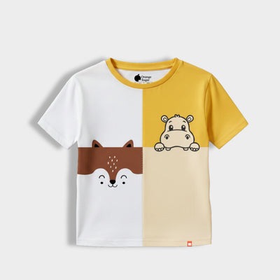 5 Pack Half Sleeves Unisex T-Shirts | Dj Teddy, Ride And Roll, Pup, Half And Half, Little Planet