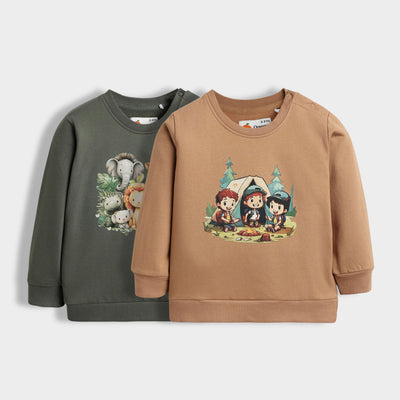 2 Pack Sweatshirts | Wild pals, Camp Buddies