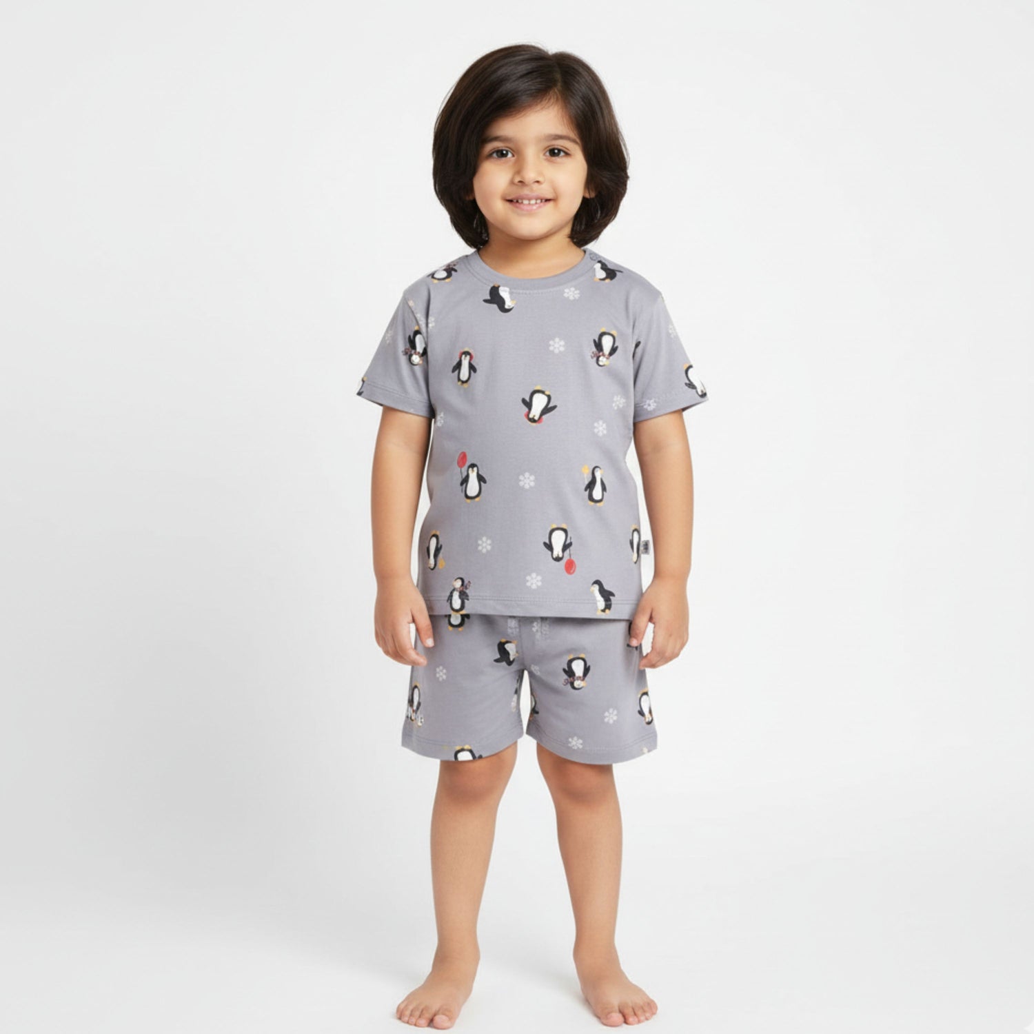 T-Shirt & Shorts Unisex Co-ord Set | Party Penguin