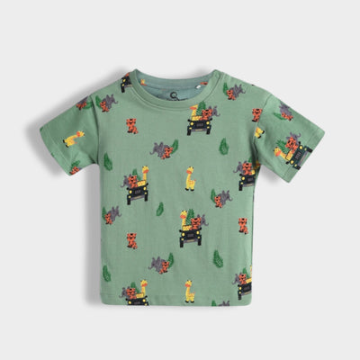 3 Pack Half Sleeves T-Shirt | Jungle, Popcorn, Lemon