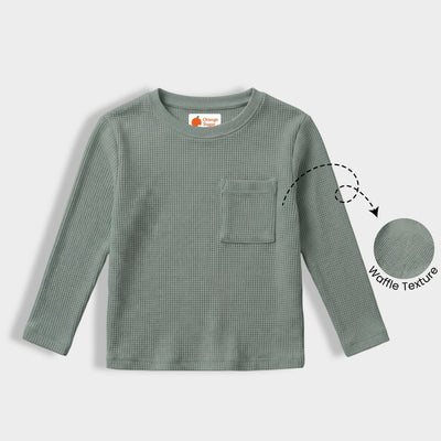 Full Sleeves Tee | Waffle Green