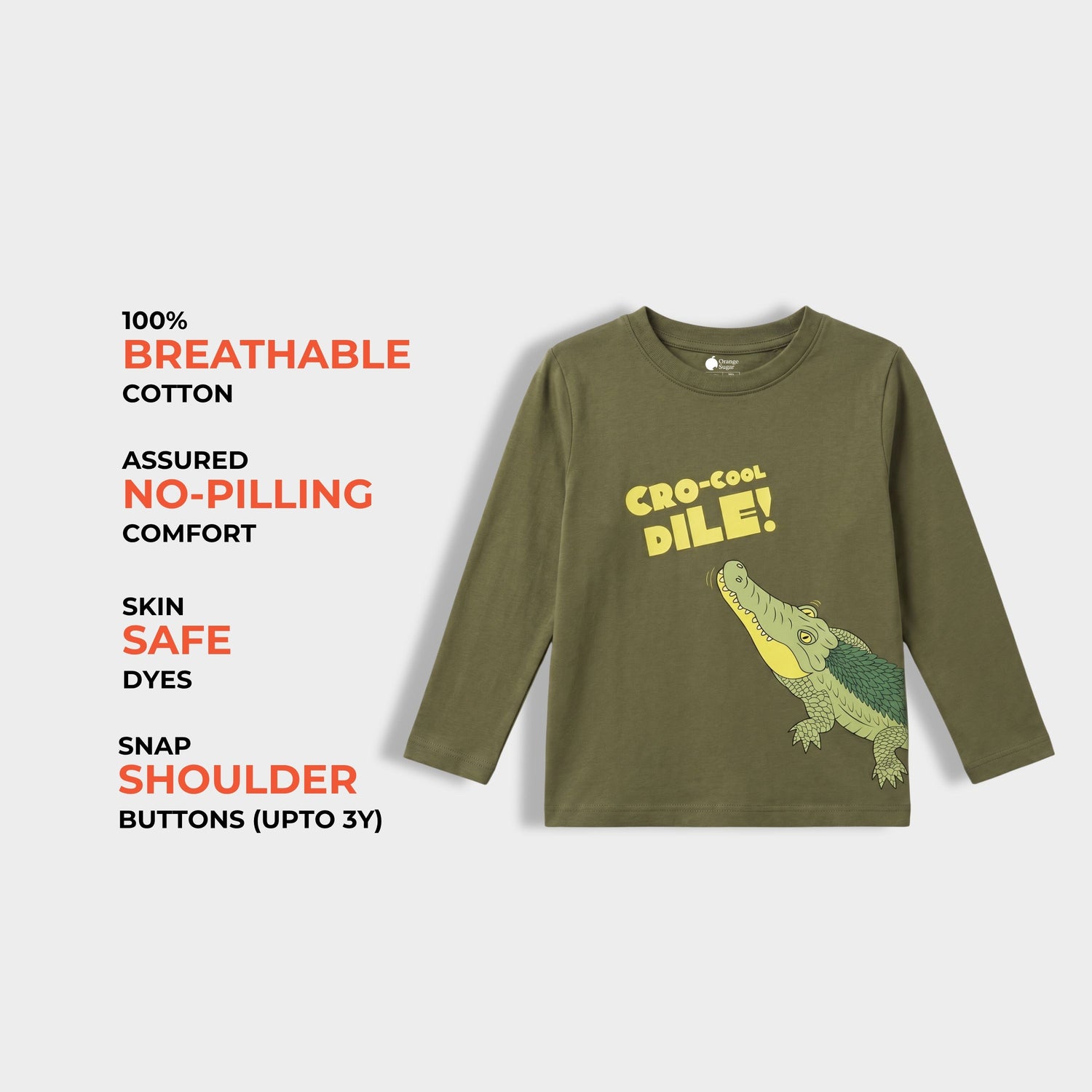 Full Sleeves Tee | CroCooldile