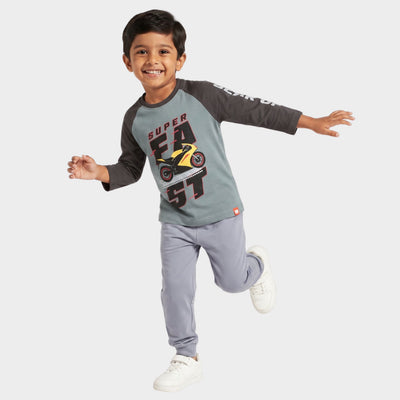Full Sleeves Unisex T-Shirt & Joggers Set | Super Bike