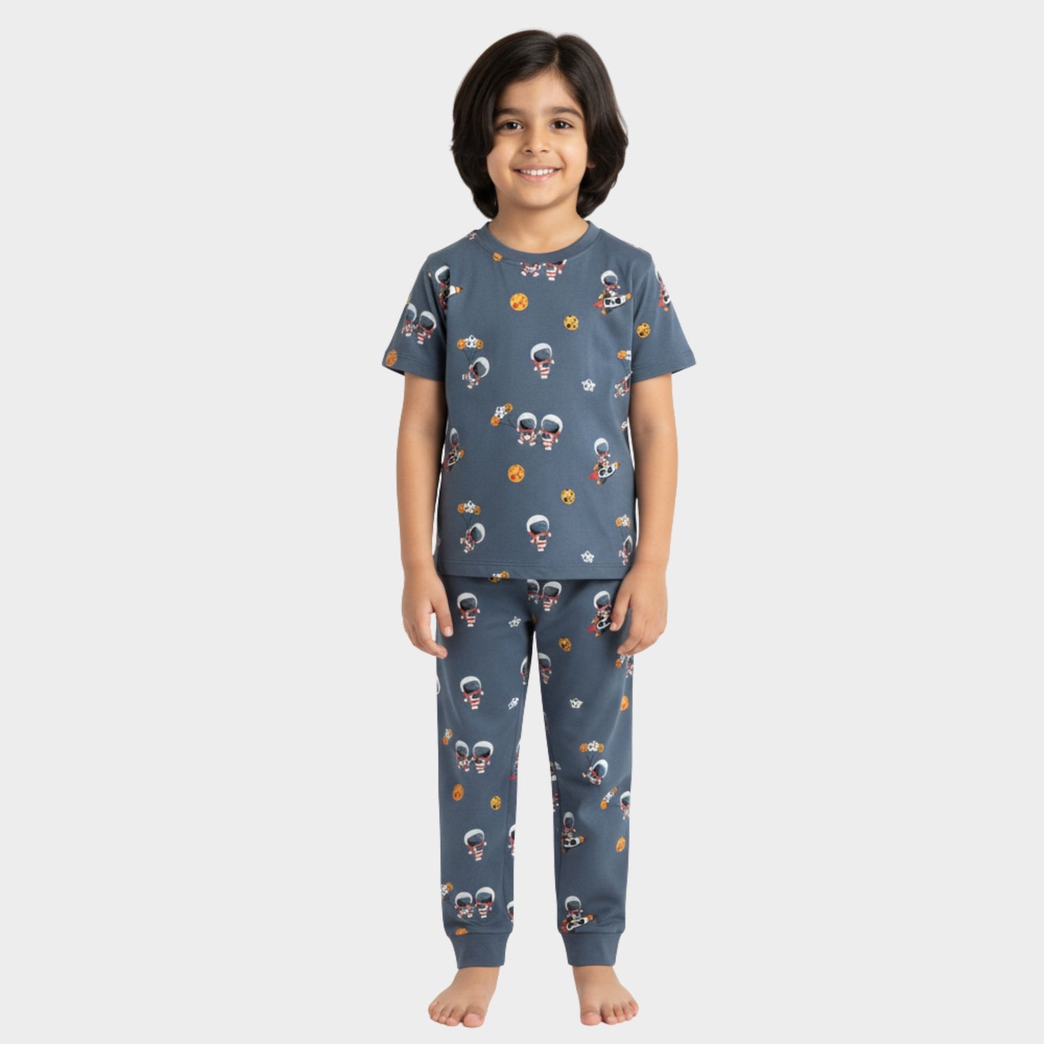 Half Sleeves Unisex Co-ord Set | Space Explorer