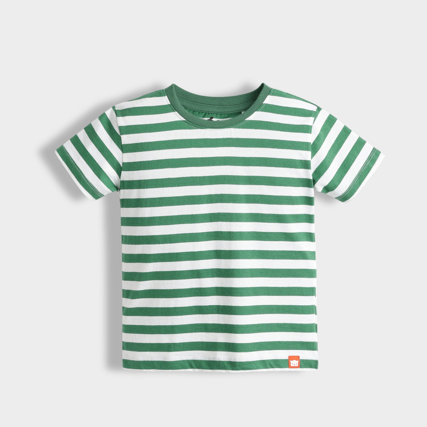 Half Sleeves Unisex Co-ord Set | Green Stripes