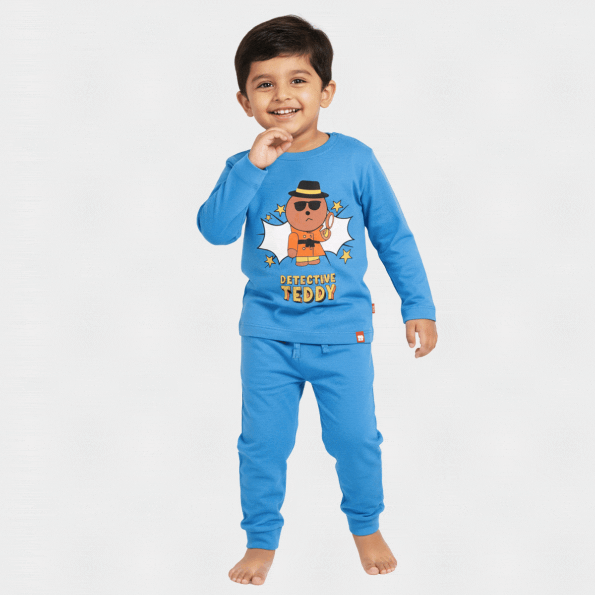 Full Sleeves Unisex Co-ord Set | Detective Teddy