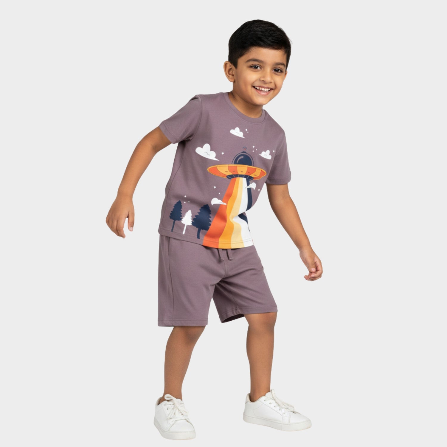T-Shirt & Shorts Unisex Co-ord Set | UFO Adventure