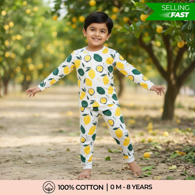 Full Sleeves Unisex Co-ord Set | Lemon Joy