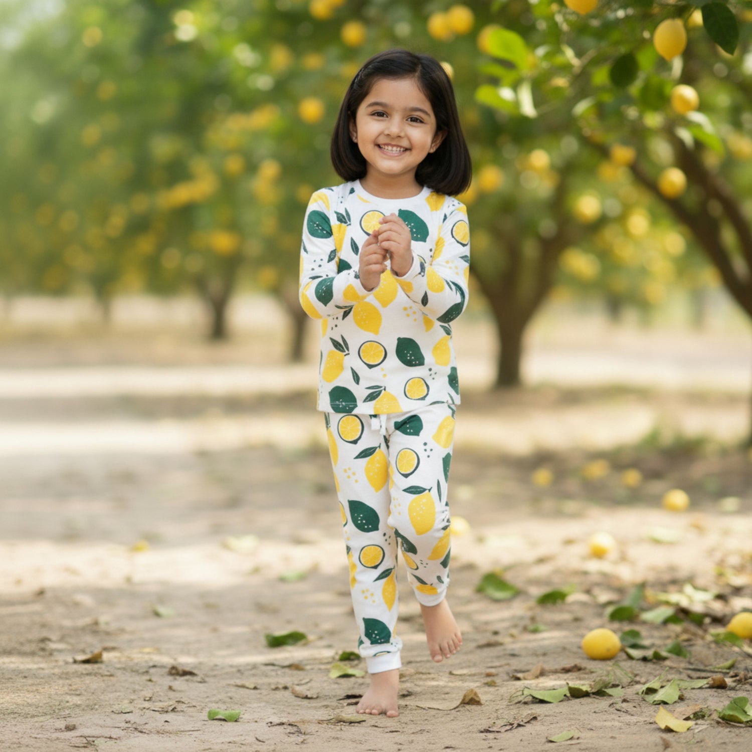 Full Sleeves Unisex Co-ord Set | Lemon Joy