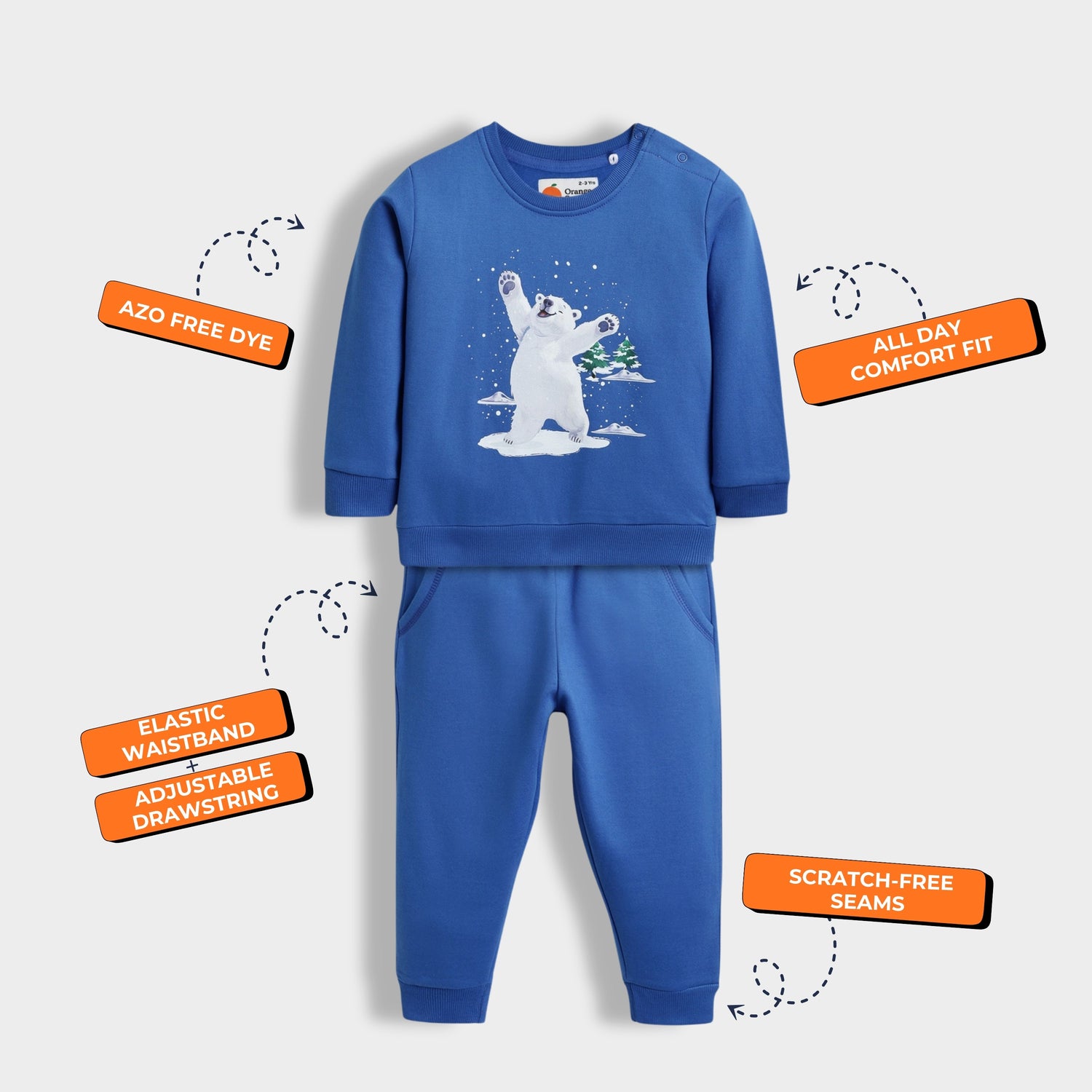 Sweatshirt & Joggers Set | Snowy Joy