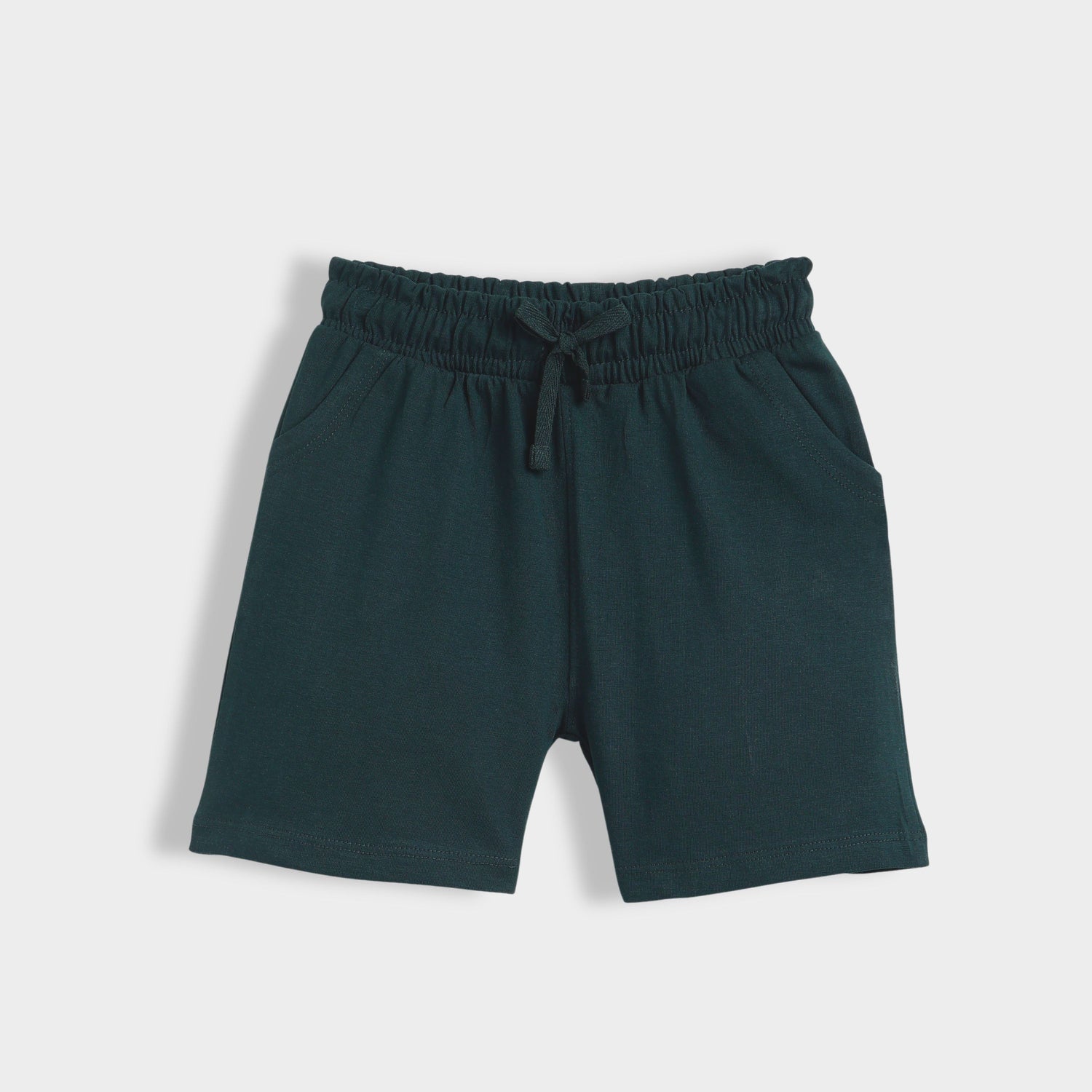 Cotton Shorts | Bottle Green