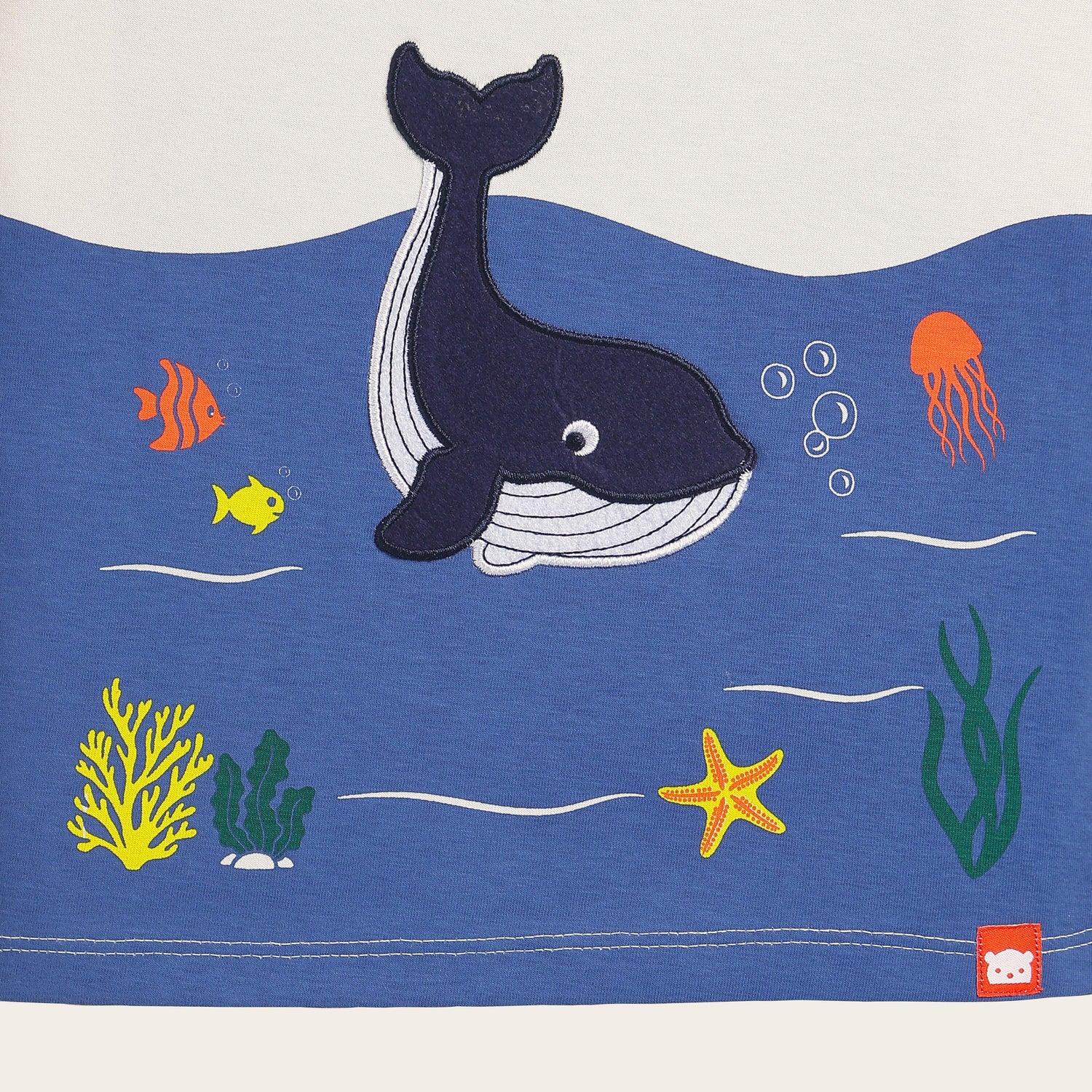 Half Sleeves Tee | Mini Ocean