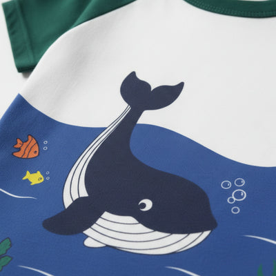 Half Sleeves Tee | Mini Ocean