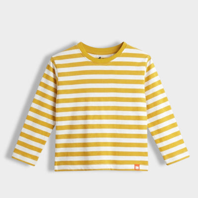 Full Sleeves Tee | Yellow Stripes