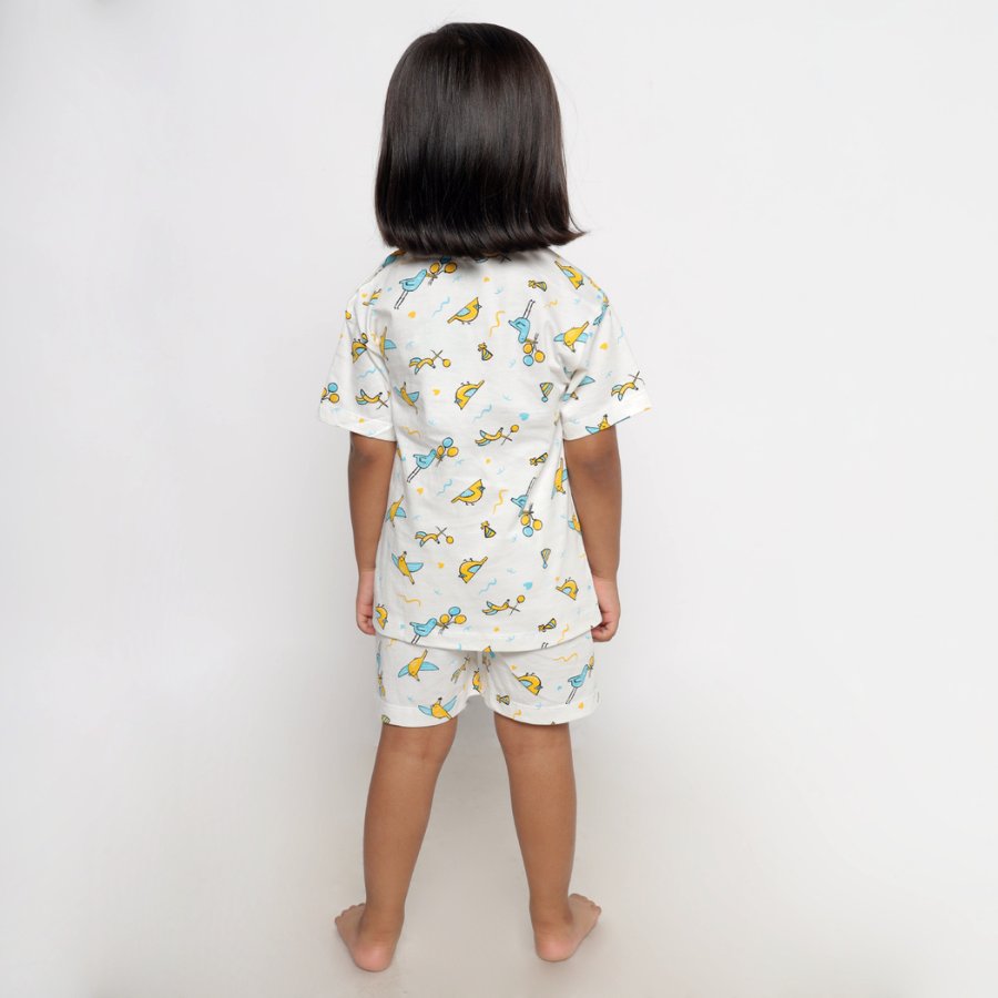 T-Shirt & Shorts Unisex Co-ord Set | Bird Day
