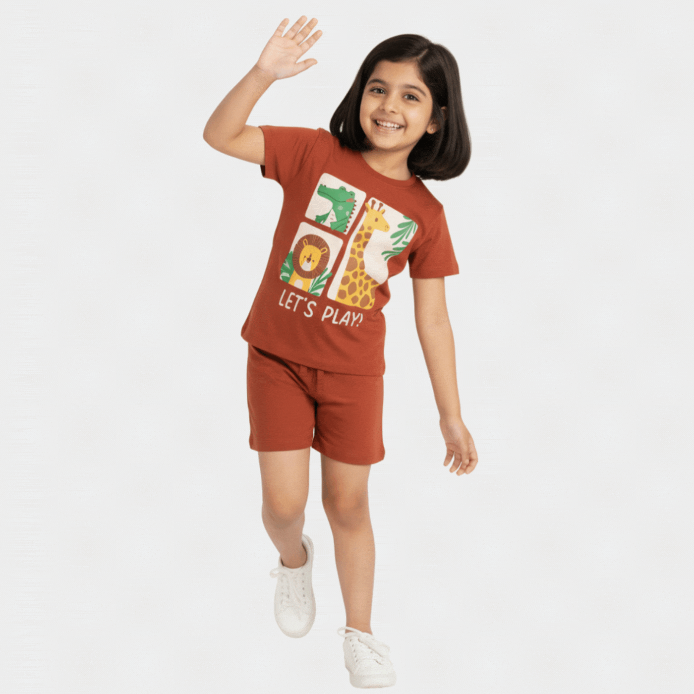 T-Shirt & Shorts Unisex Co-ord Set | Little Zoo