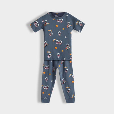 3 Pack Half Sleeves Unisex Co-ord Set | Space, Orange & Penguin