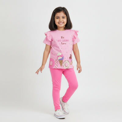 Girls Top & Leggings Set | Sprinkle Party