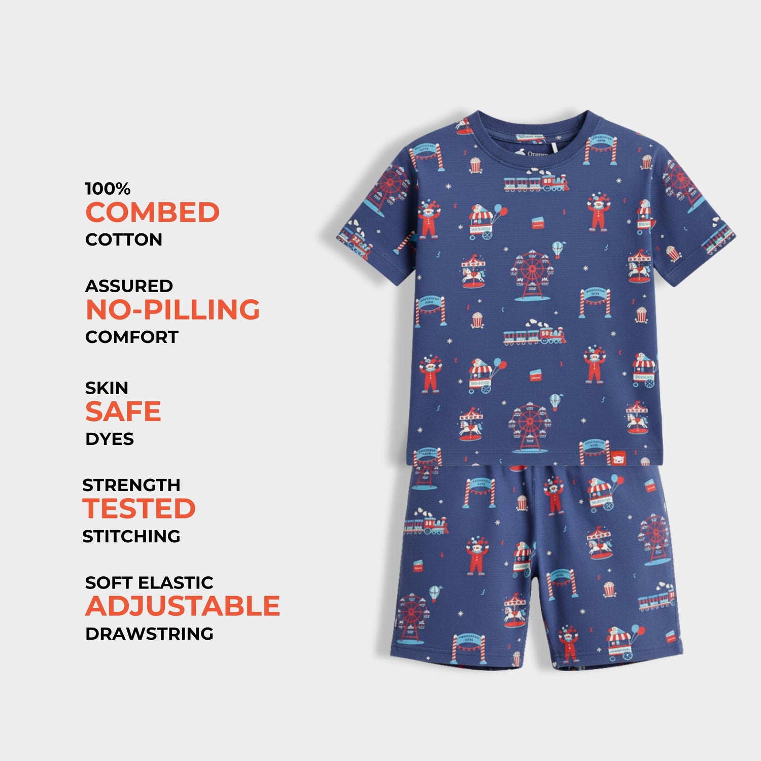 T-Shirt & Shorts Unisex Co-ord Set | Carnival