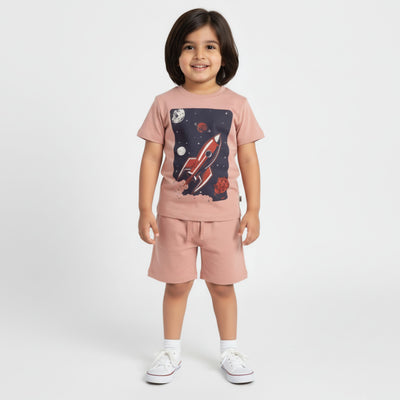 T-Shirt & Shorts Unisex Co-ord Set | Rocket