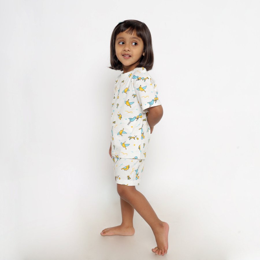 T-Shirt & Shorts Unisex Co-ord Set | Bird Day