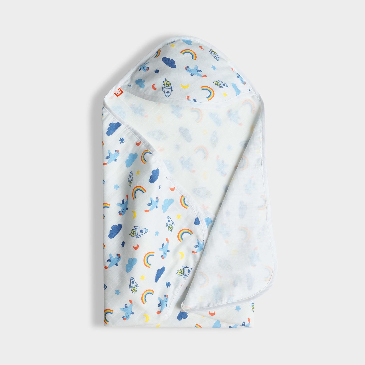 Muslin Hooded Towel | Starry Safari Print