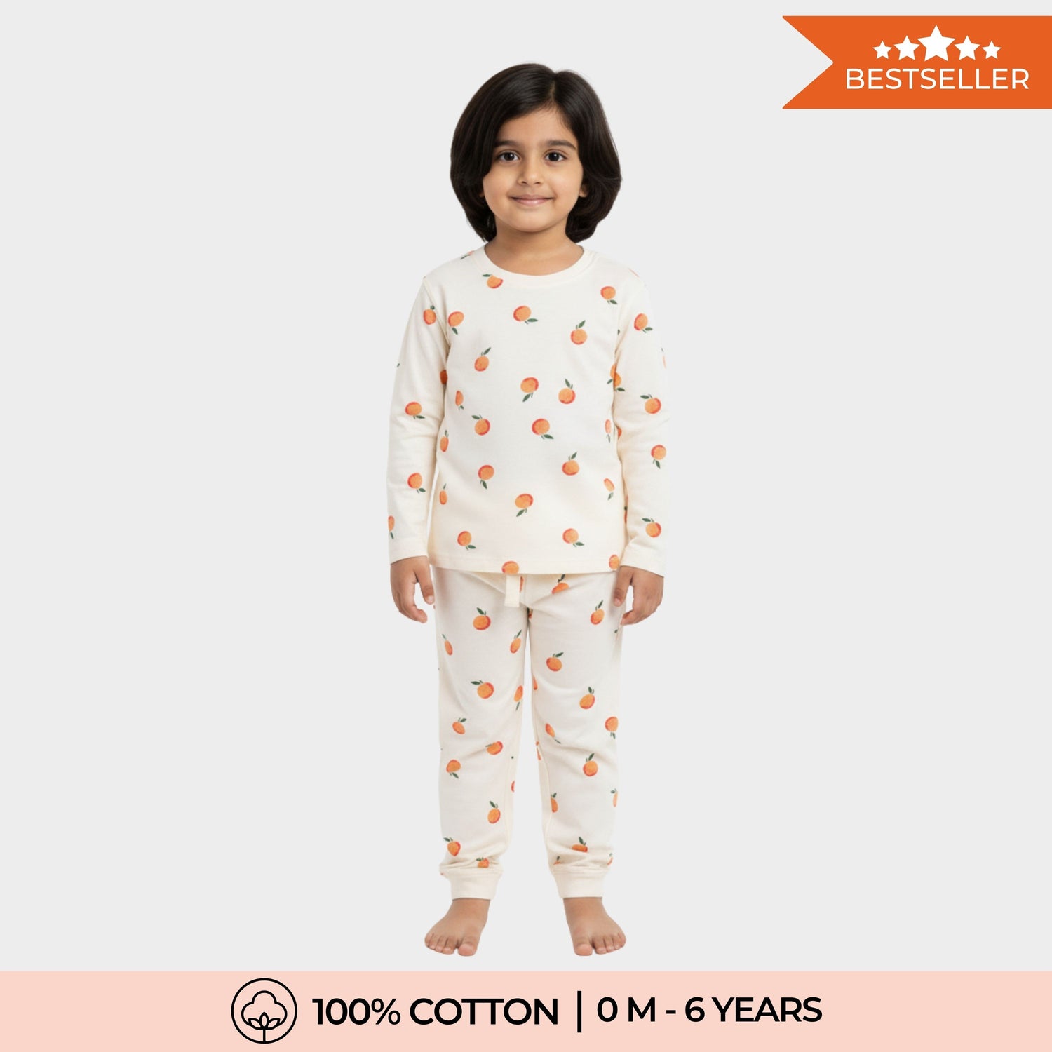 Full Sleeves Unisex Co-ord Set | Orange Heaven