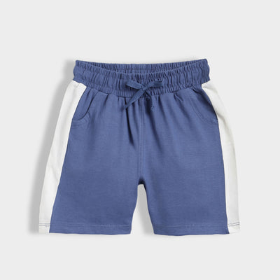 3 Pcs Cotton Shorts | Black, Indigo Blue, Bottle Green