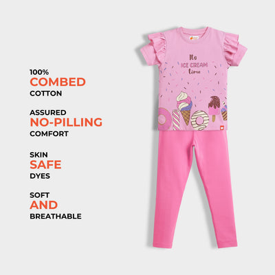 Girls Top & Leggings Set | Sprinkle Party