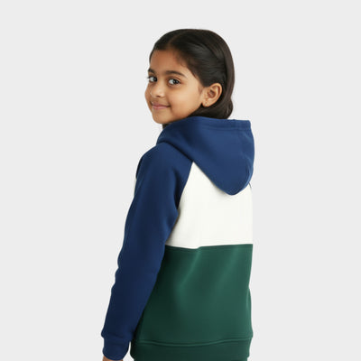 Winter Hoodies | Colour Block Green
