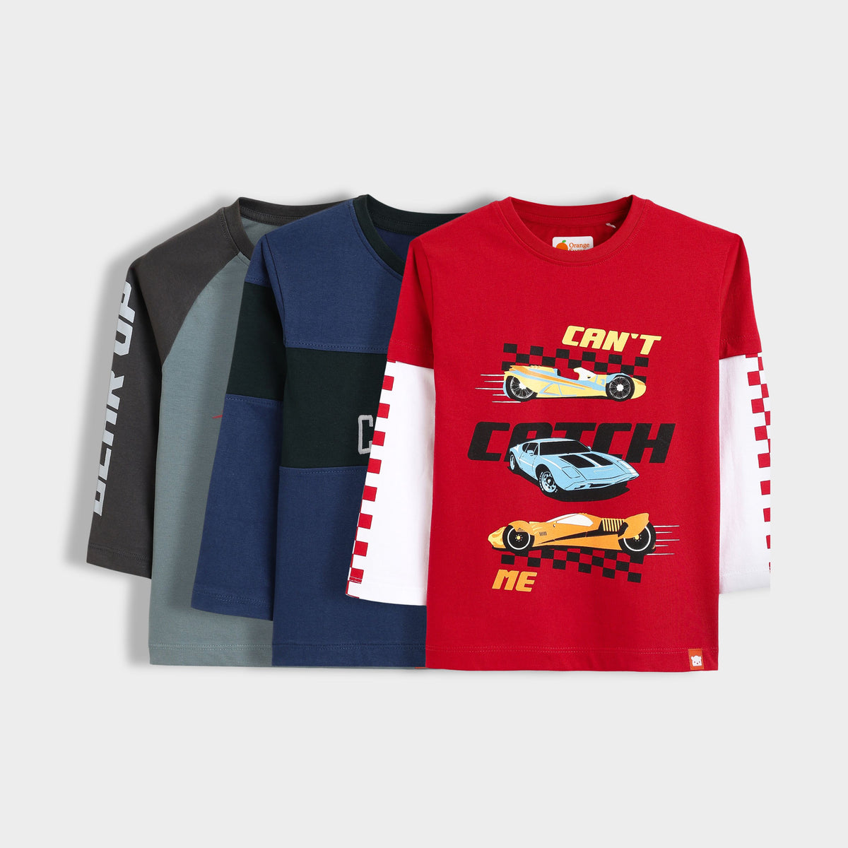 3 Pack Full Sleeves Unisex T-Shirts | Super Bike, Champion, Fast Wheels
