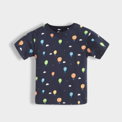 3 Pack Half Sleeves T-Shirt | Hot Air, Car Ride, Penguin