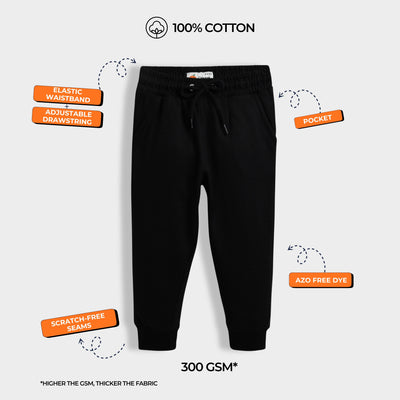 3 Pcs Winter Joggers | Space Kid, Maroon, Blue