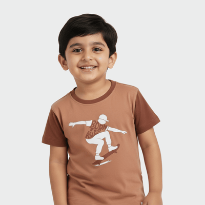 Half Sleeves Tee | Ride And Roll