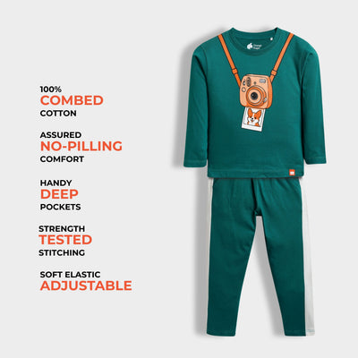 Full Sleeves Unisex Co-ord Set | Mini Camera
