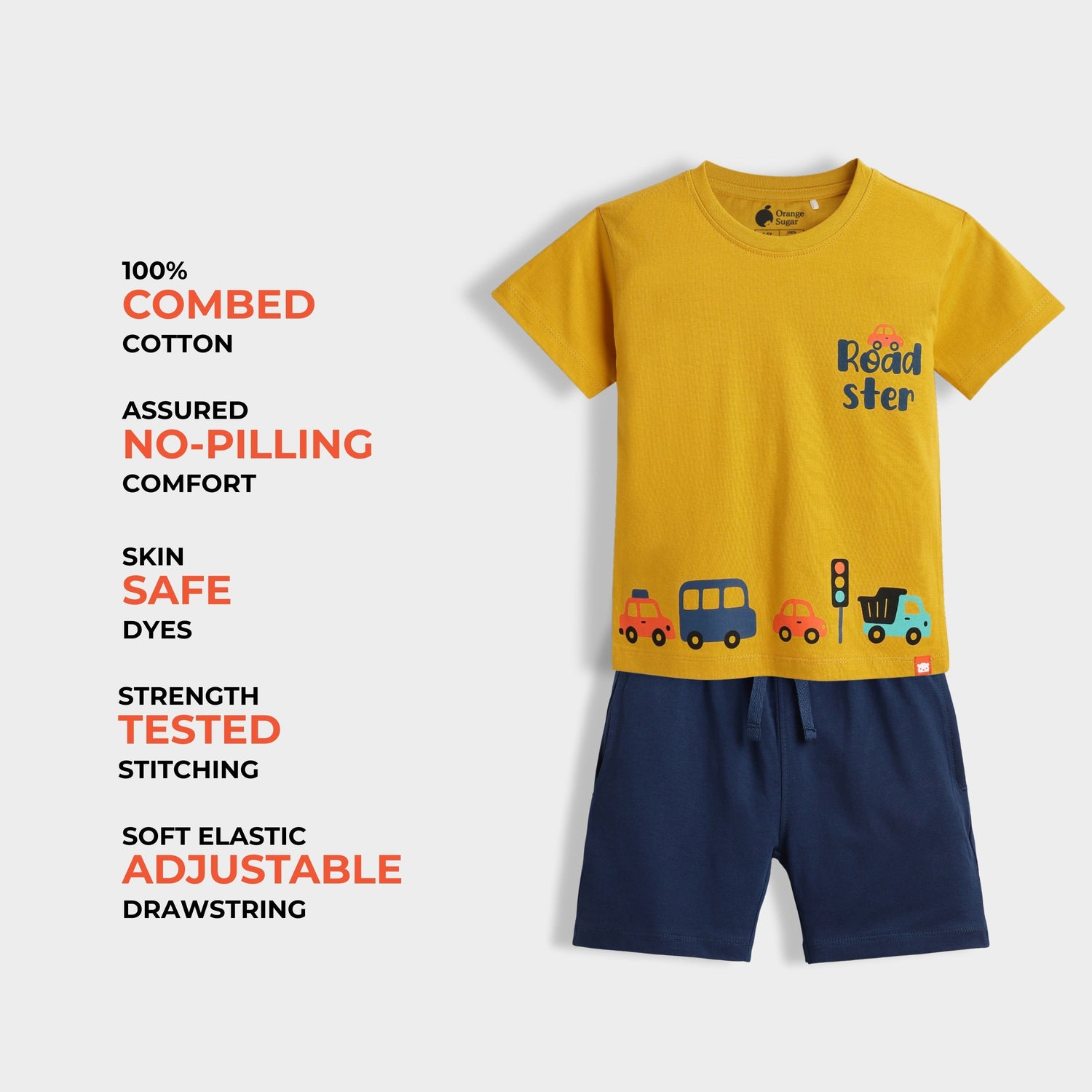T-Shirt & Shorts Unisex Co-ord Set | Road Trip