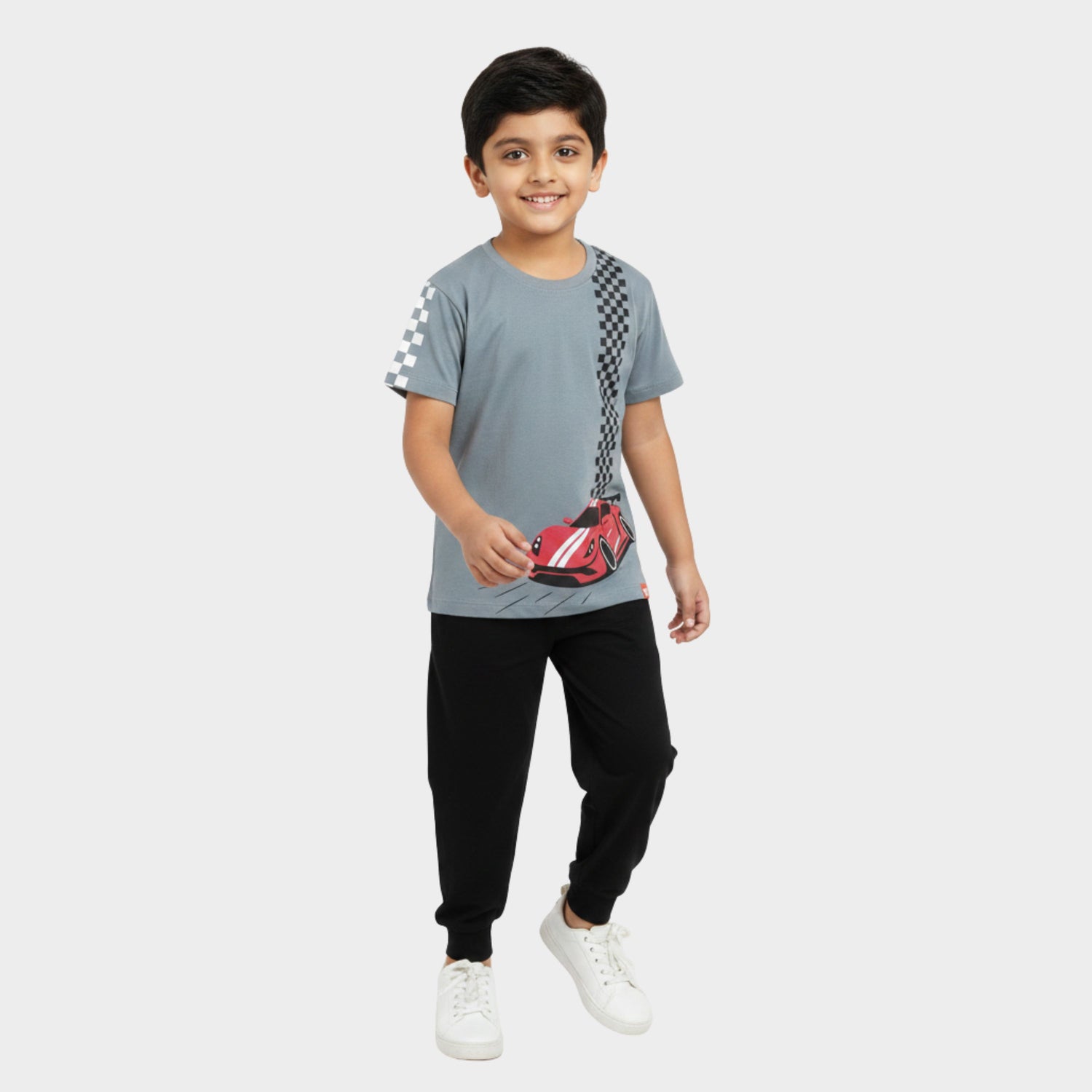 Half Sleeves Unisex T-Shirt & Joggers Set | Race Day