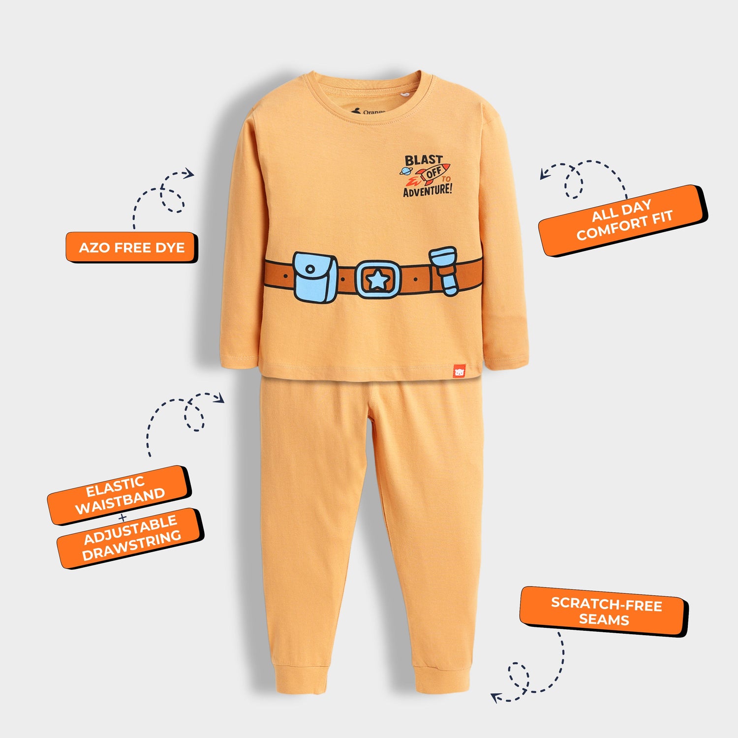 Full Sleeves Unisex Co-ord Set | Space Ship