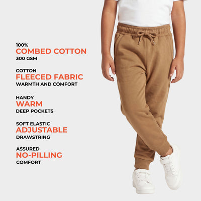 Winter Fleece Joggers | Brown