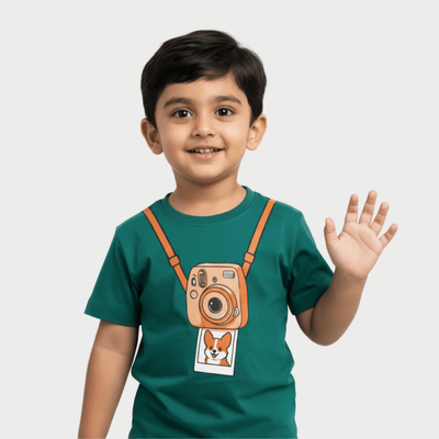Half Sleeves Tee | Mini Camera