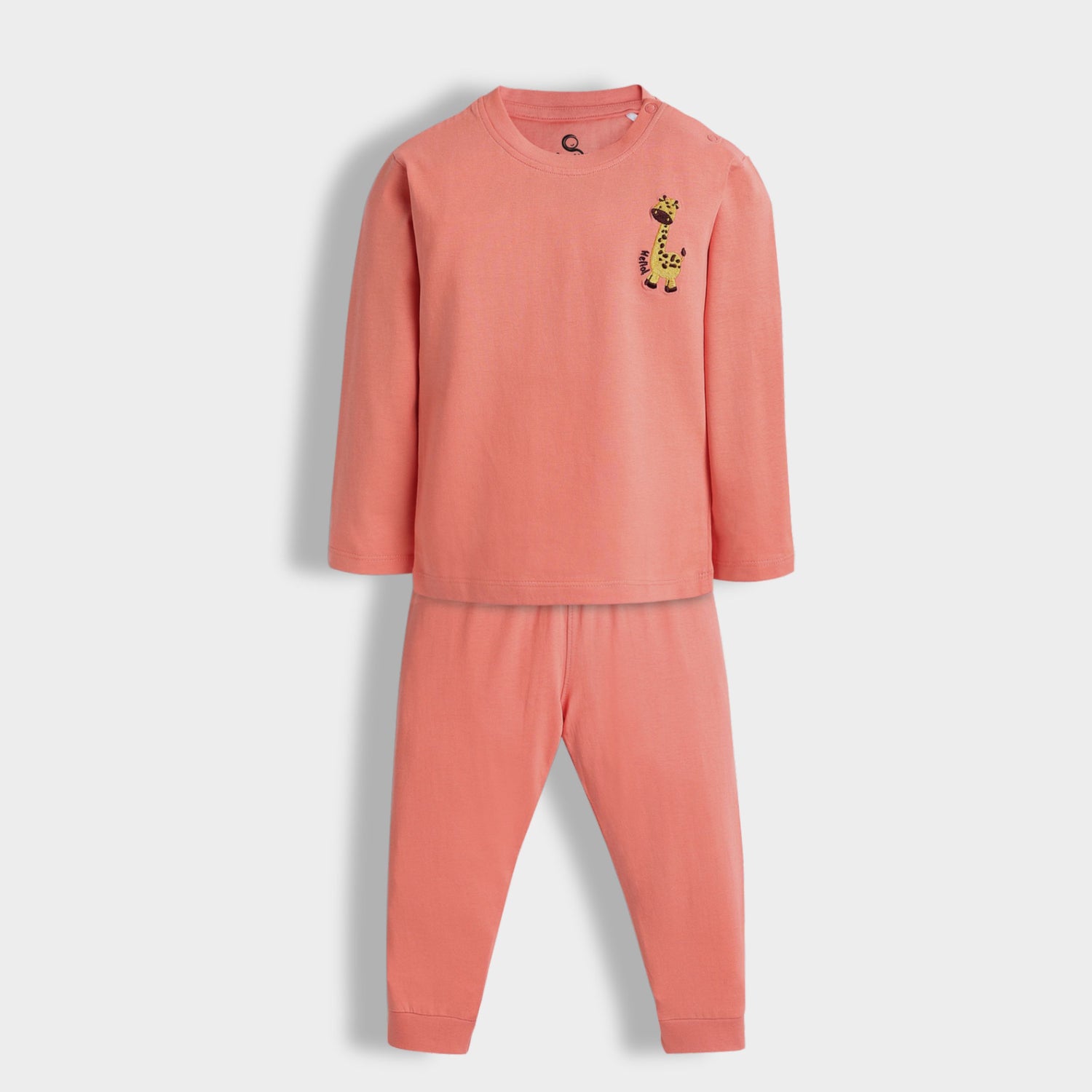 Full Sleeves Unisex Co-ord Set | Giraffe Joy
