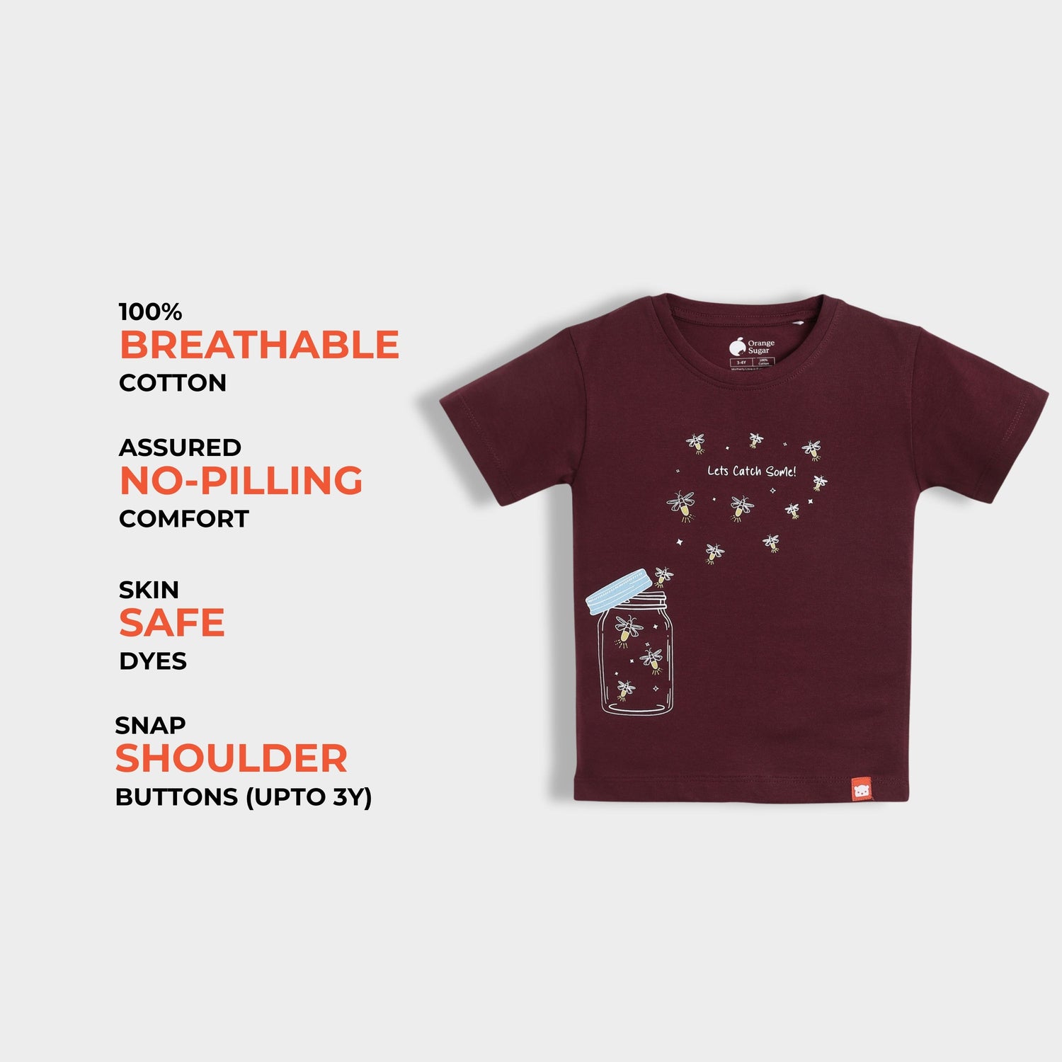 3 Pack Half Sleeves Unisex T-Shirts | Firefly Magic, Rockstar, Music Buddy