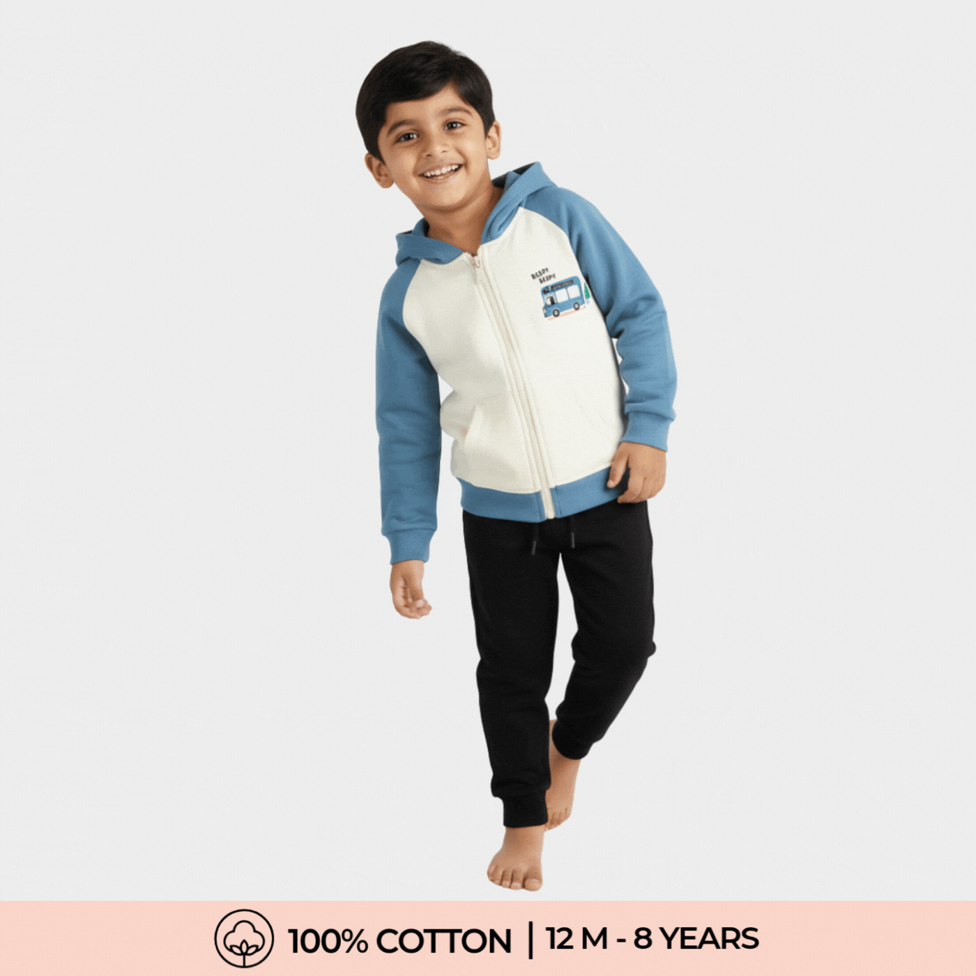 Winter Hoodie & Winter Jogger Set | School Bus