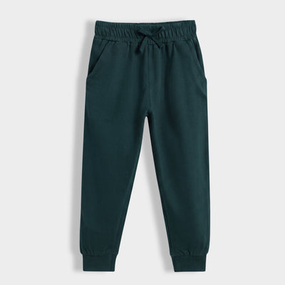 Cotton Joggers | Bottle Green
