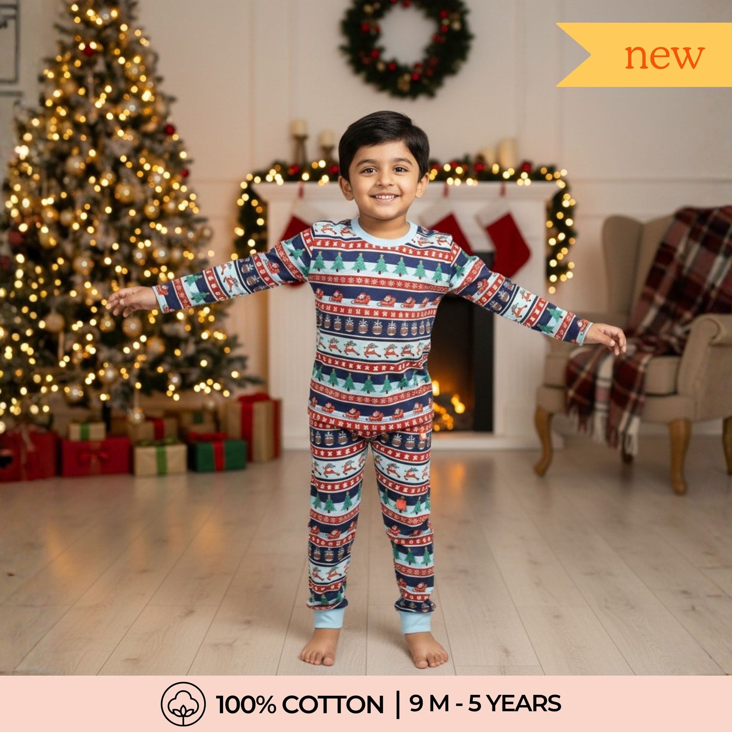 Full Sleeves Unisex Co-ord Set | Santa Magic