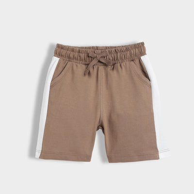 3 Pcs Cotton Shorts | Wine, Biscuit Brown, Royal Blue